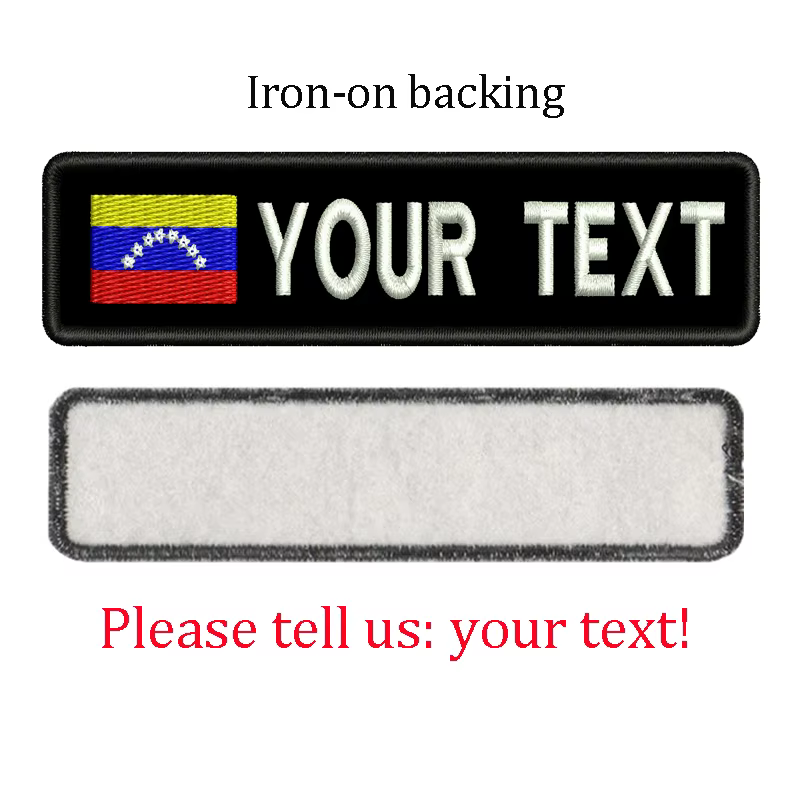 Parche nombre personalizado bandera Venezuela bordado MOLLE - imagen 3