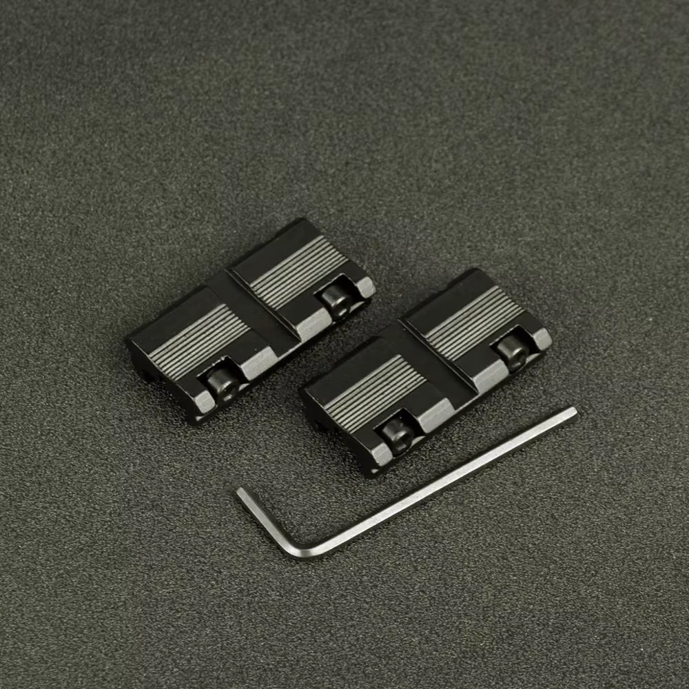Adaptador Picatinny cola de milano 11mm a 20mm – Montaje táctico - imagen 4