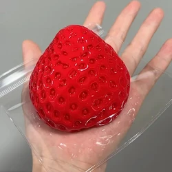 Squishy Fresa juguete antiestrés de rebote lento para aliviar tensión