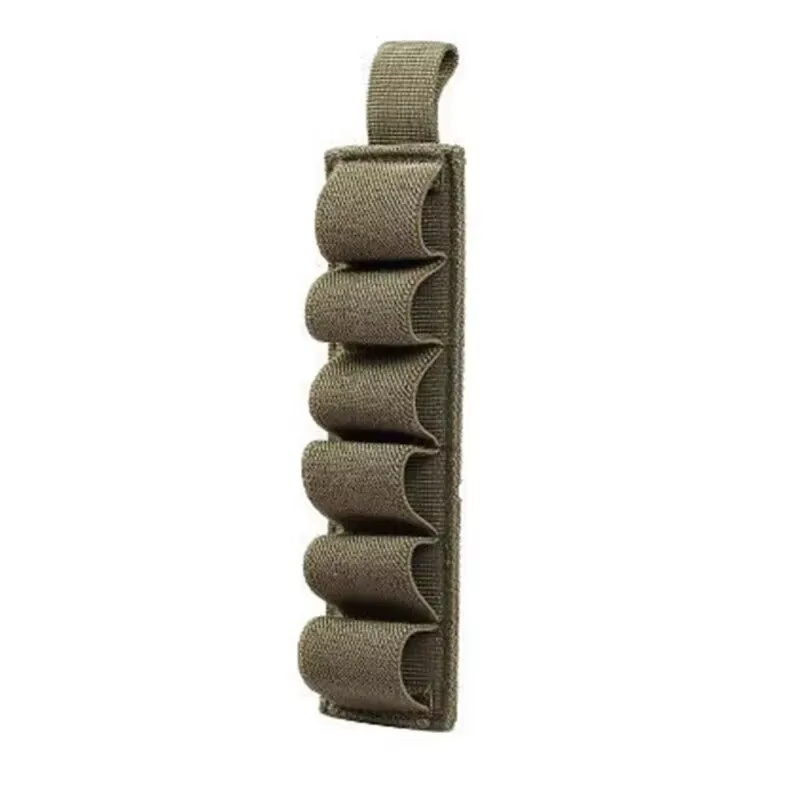Bolsa táctica MOLLE nailon negra con respaldo de gancho y bucle - imagen 4