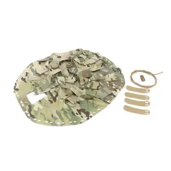 ARS BCS cubrecasco táctico camuflaje Multicam con capucha integrada
