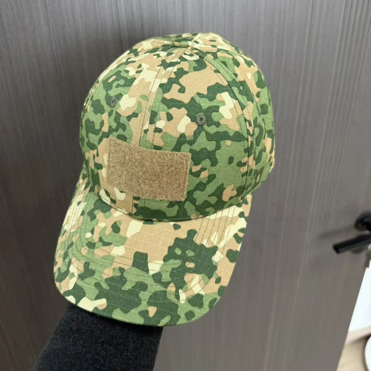 Gorra táctica camuflaje Flecktarn multitono verde para exteriores - imagen 5