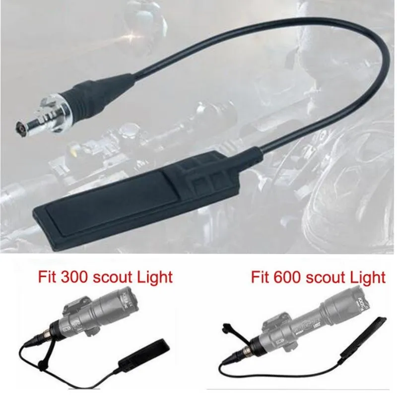 Interruptor remoto WADSN para linterna táctica M300 M600 Airsoft - imagen 4