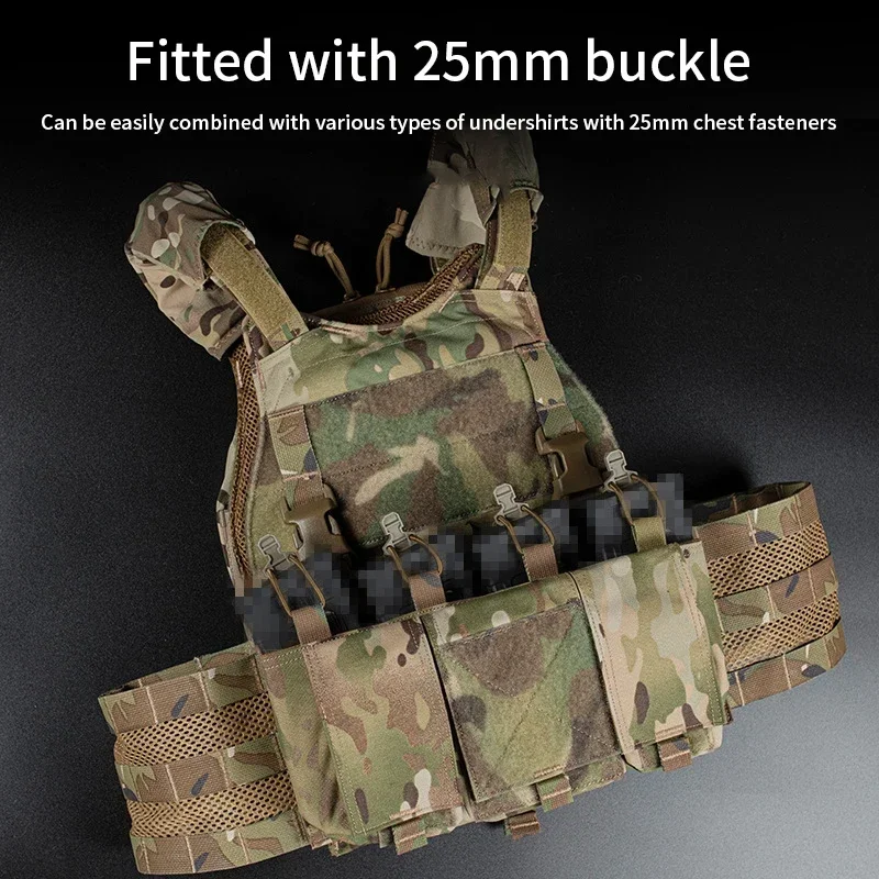 Portacargadores quad 5,56 MOLLE – Panel frontal liberación rápida QASM - imagen 4