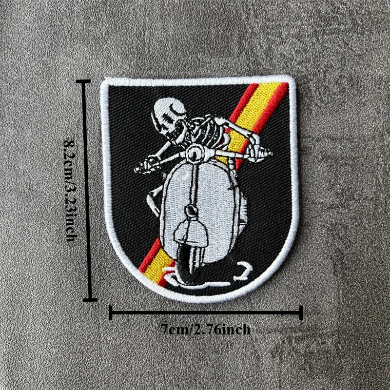 Detalle del parche bordado