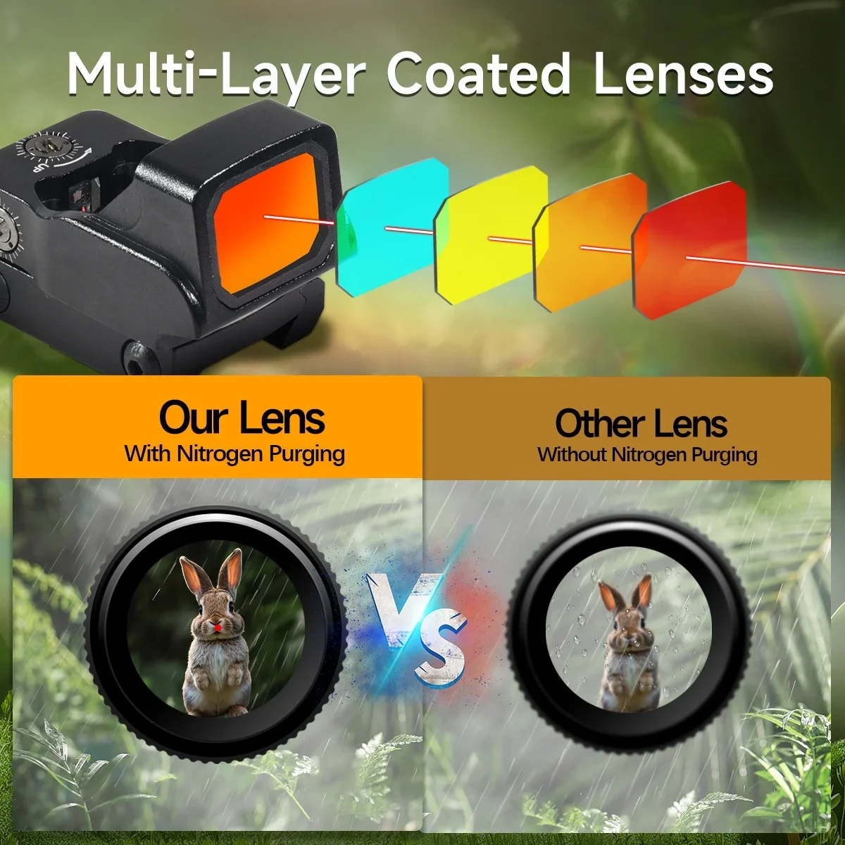 EFLX 3 MOA mira holográfica para colimador con adaptador Glock - imagen 3