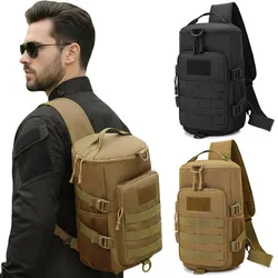 Mochila táctica impermeable con bandolera para trekking y camping