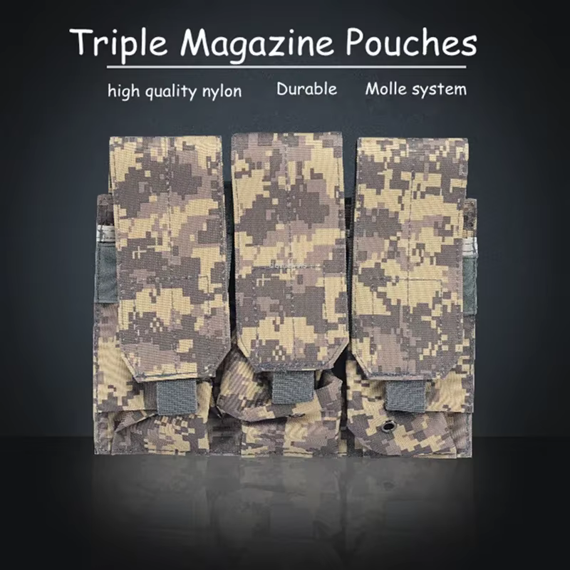 Bolsas tácticas MOLLE para cargadores, paintball y airsoft M14 rifle - imagen 4