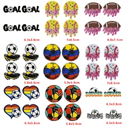 Parche termoadhesivo bandera Colombia fútbol béisbol rugby para ropa