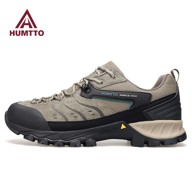 Botas senderismo impermeables HUMTTO hombre cuero transpirables invierno - imagen 2