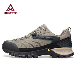 Botas senderismo impermeables HUMTTO hombre cuero transpirables invierno