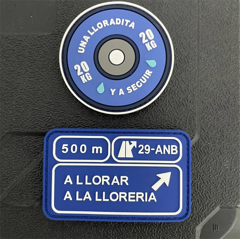 Parche táctico PVC calavera – Cierre velcro para chaleco o mochila - imagen 5