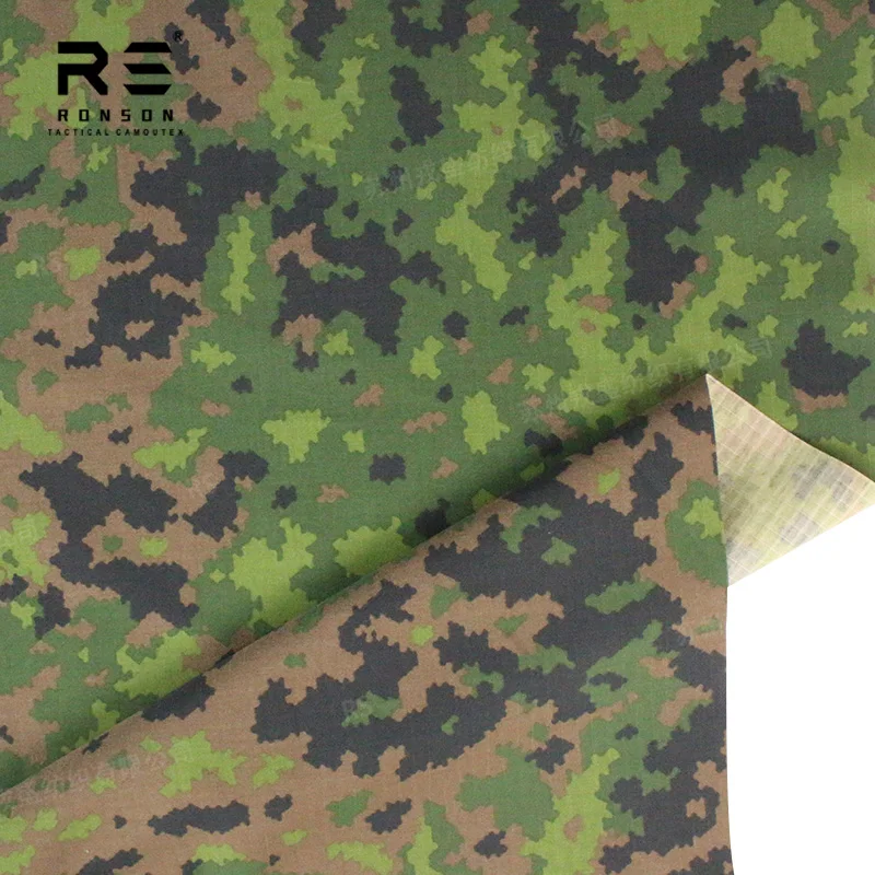 Tela ripstop NYCO camuflaje finlandés para uniformes tácticos