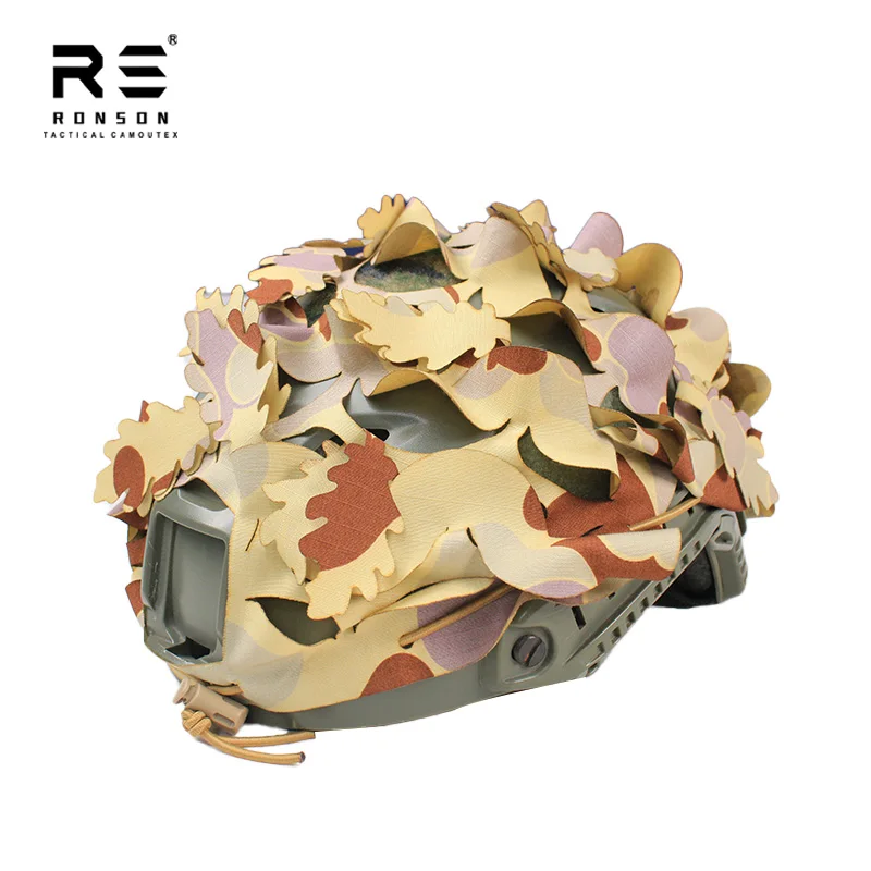 Auscam DPDU scrim camuflaje 3D corte láser para casco rápido