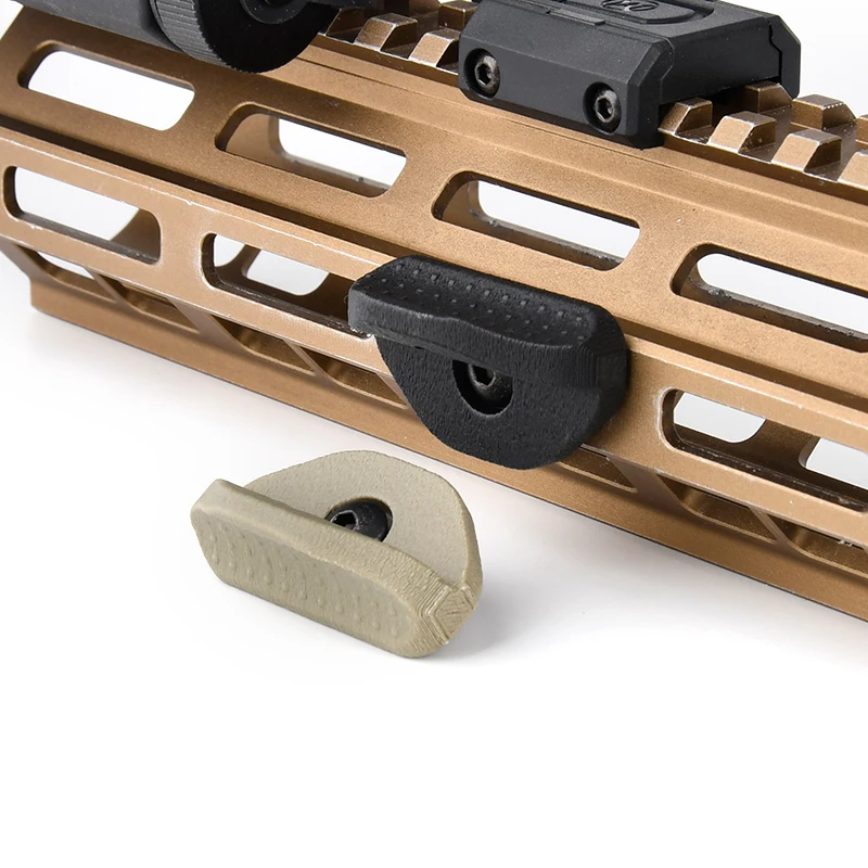 Sistema MLOK riel táctico con soporte lateral para pulgar, caza
