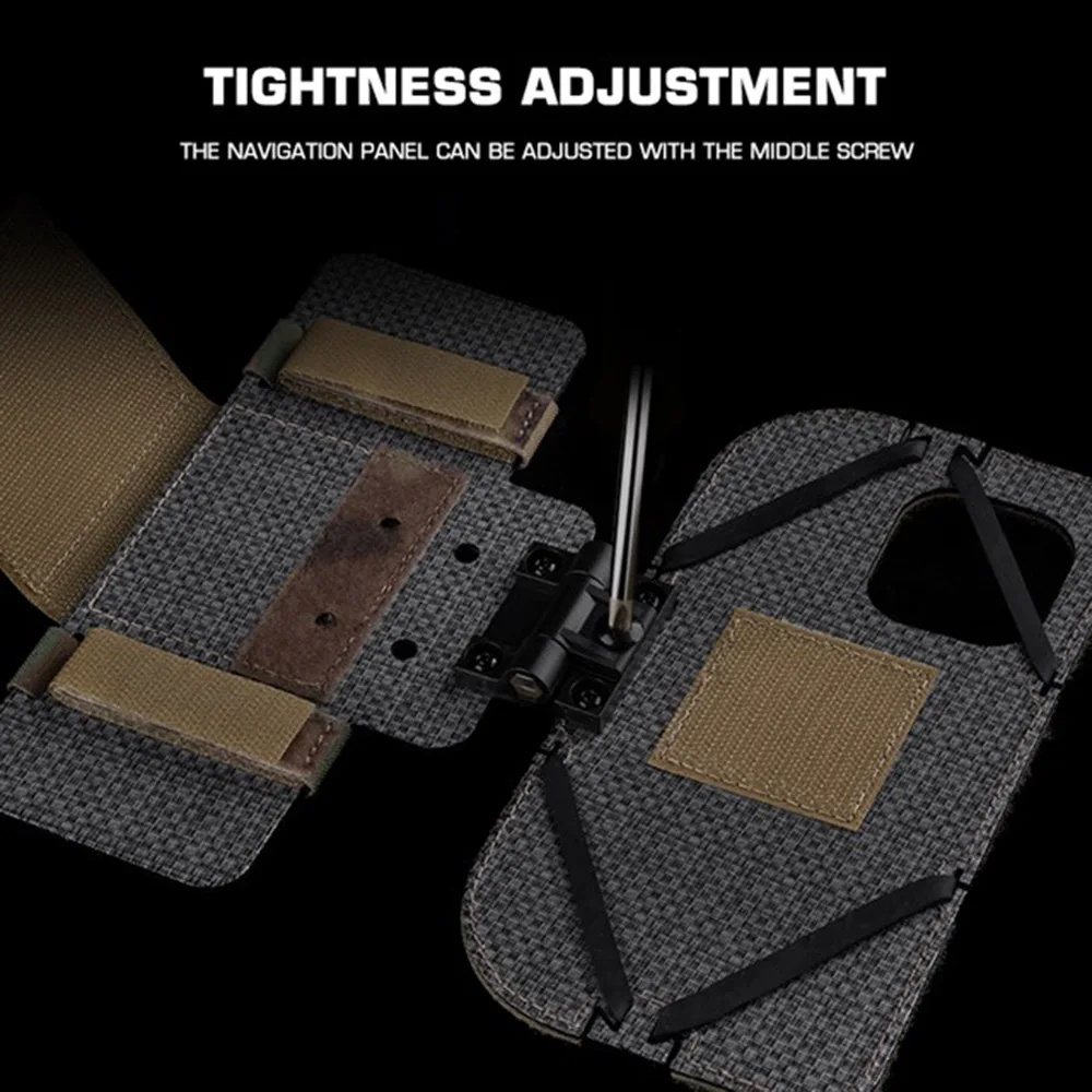 Chaleco táctico MOLLE con soporte navegación y funda móvil - imagen 4