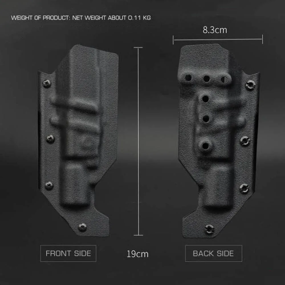KYDEX Glock funda táctica de extracción rápida para linterna y airsoft - imagen 4