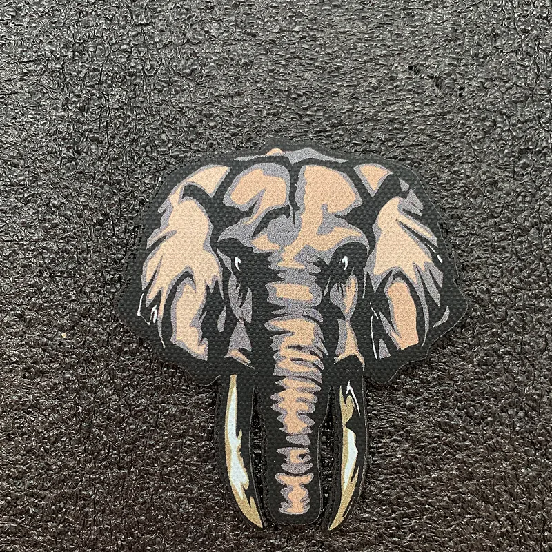 Parche táctico MOLLE Tigre ripstop – resistente para mochila y ropa - imagen 4