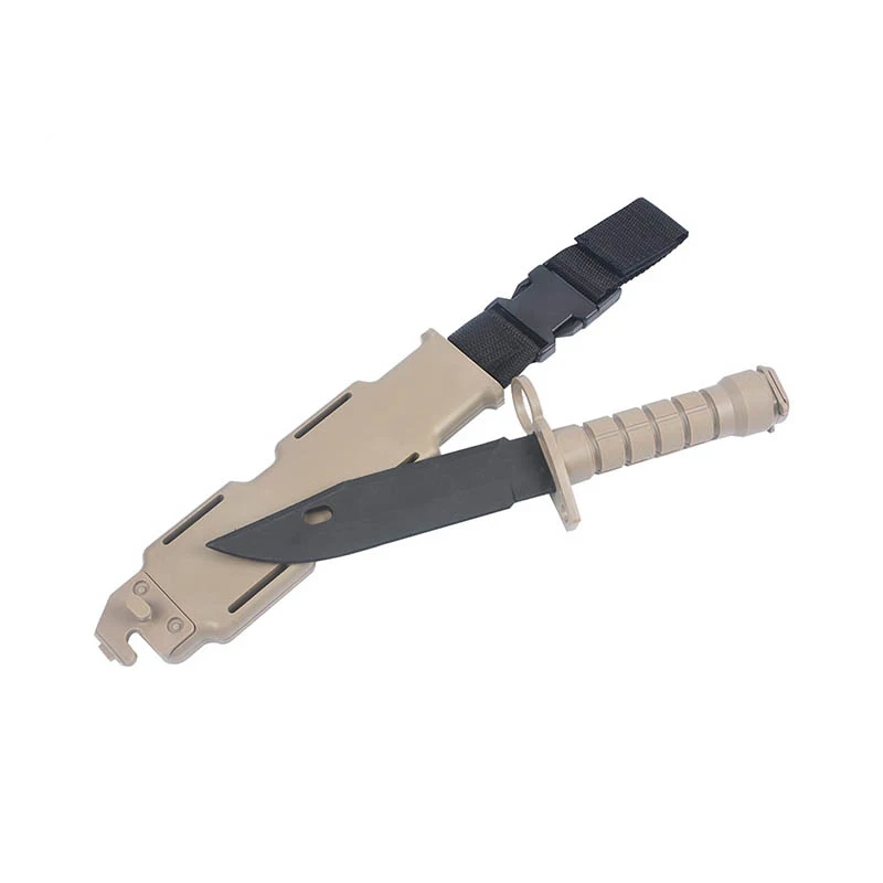 Cuchillo táctico de goma daga entrena juegos CS – Bayoneta exterior - imagen 3