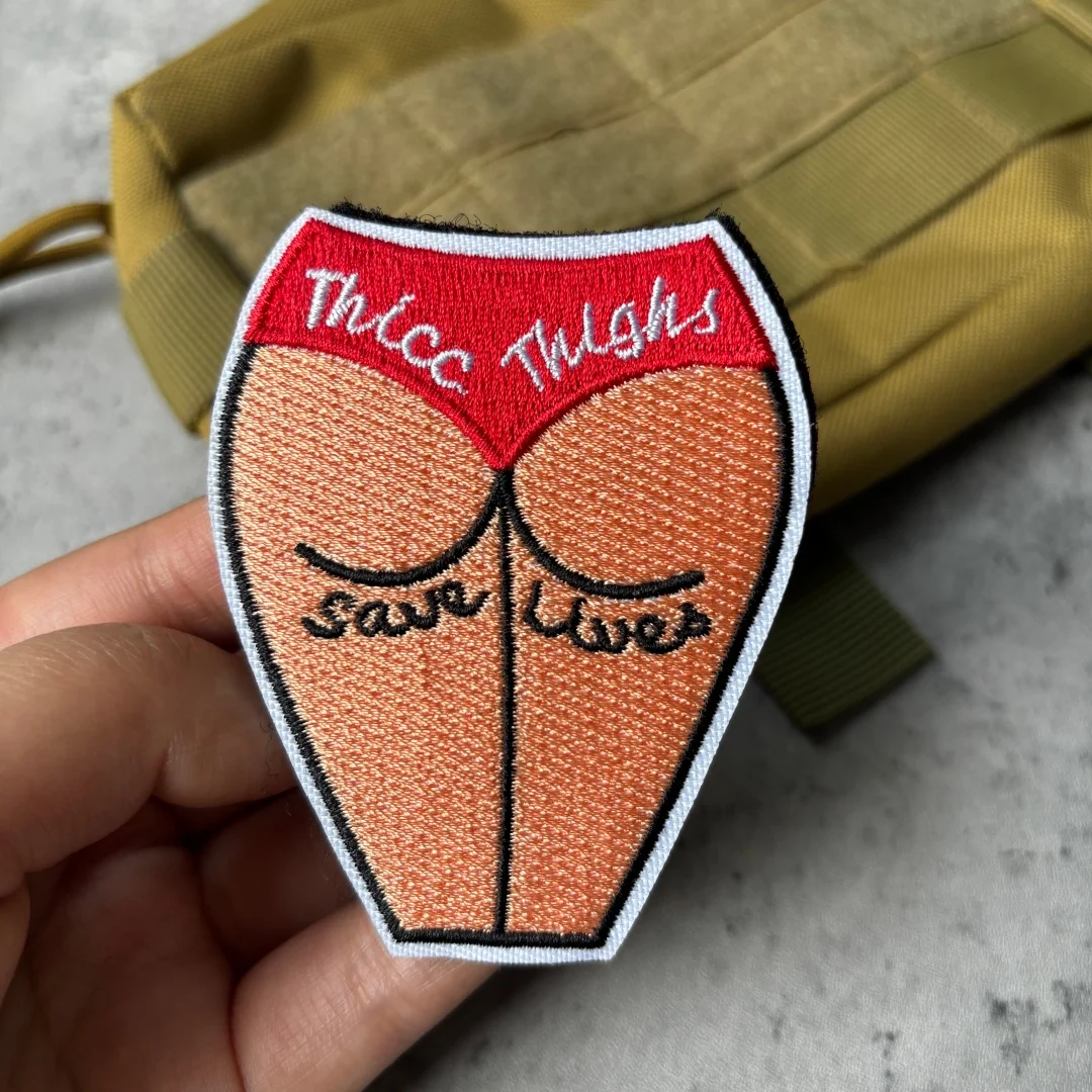 Parche táctico bordado punk biker moral con velcro para mochila