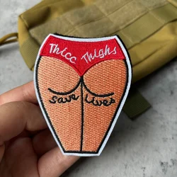 Parche táctico bordado punk biker moral con velcro para mochila