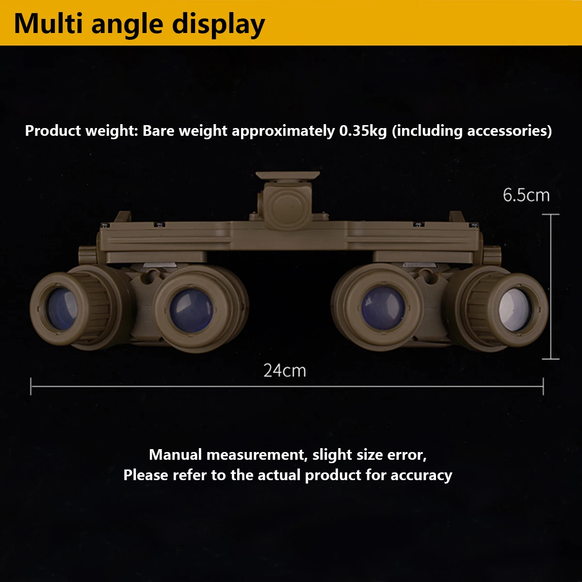 Adaptador de visión nocturna NVG de nylon DUMMY para casco - imagen 2