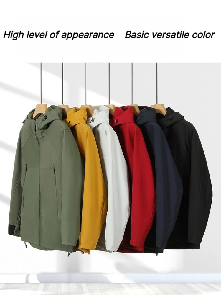 Chaqueta softshell hombre con forro polar resistente al agua - imagen 3