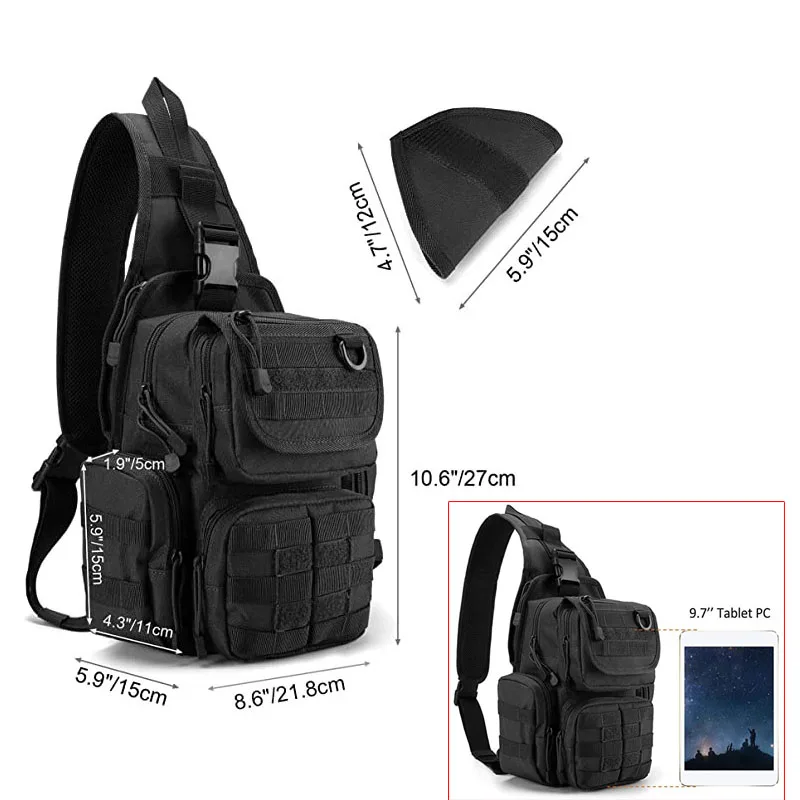 Detalle del sistema Molle y clips