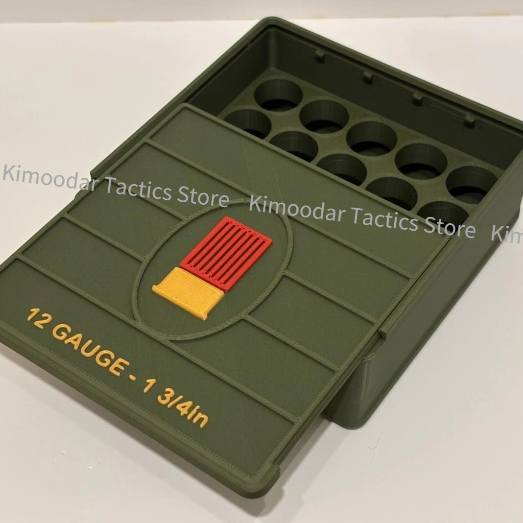 Caja de almacenamiento para munición de escopeta impresa 3D, escritorio - imagen 5