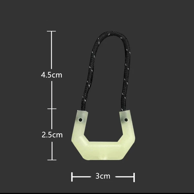 Mochila táctica U luminiscente con cola larga, cuerda y gancho TPU - imagen 3