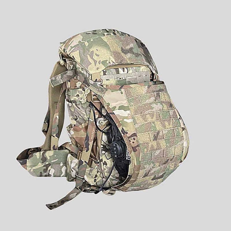 Bolsa táctica tipo canguro doble cara MOLLE con soporte para casco