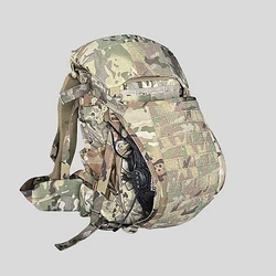 Bolsa táctica tipo canguro doble cara MOLLE con soporte para casco