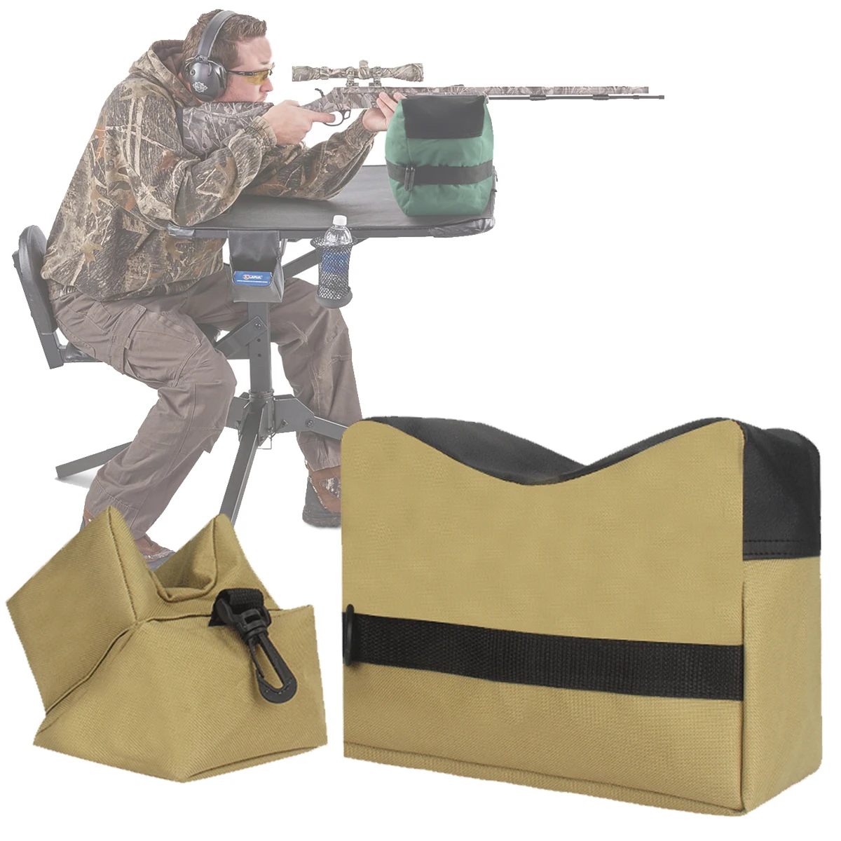 Soporte de tiro frontal para bolsa de arena táctica - imagen 2