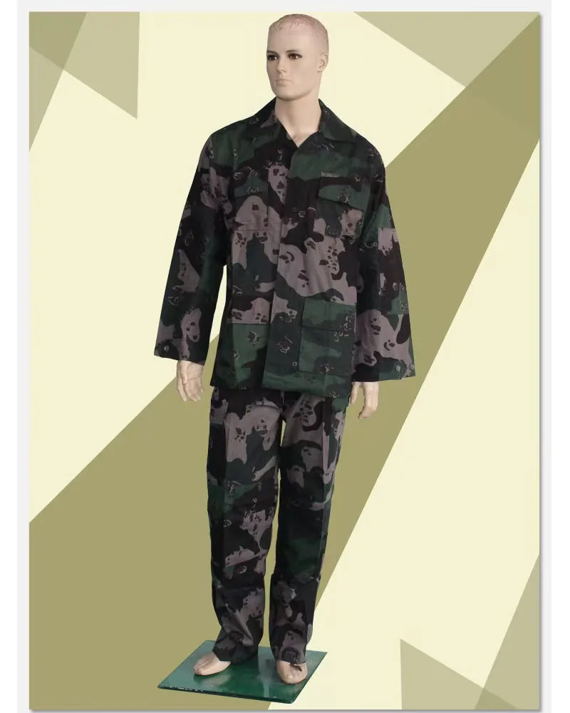 BDU conjunto camuflaje jungla flor grande resistente a arañazos