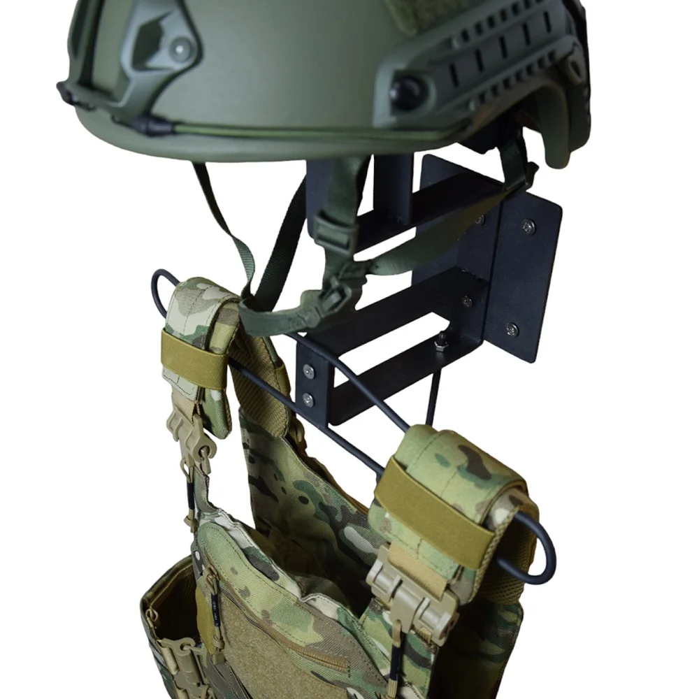 Soporte táctico de pared para casco y accesorios Ferroso - imagen 2