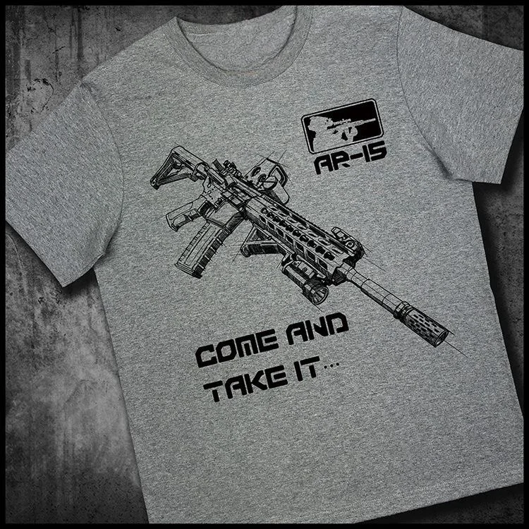 Amekaki Camiseta táctica AR15 algodón de motocicleta militar