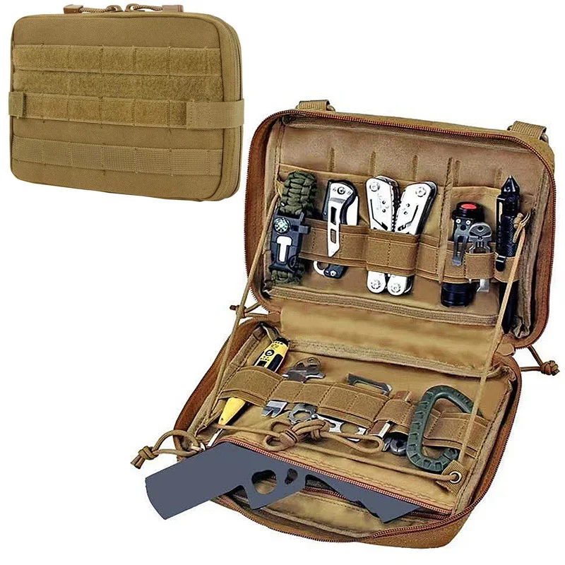 Bolsa táctica de primeros auxilios EDC EMT MOLLE nylon 1000D