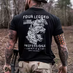Camiseta Táctica K9 Algodón para Entrenamiento Canino Militar