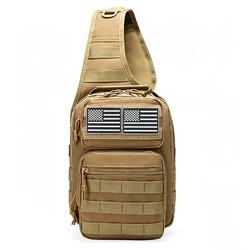 Bolso táctico bandolera MOLLE con correa ajustable para senderismo