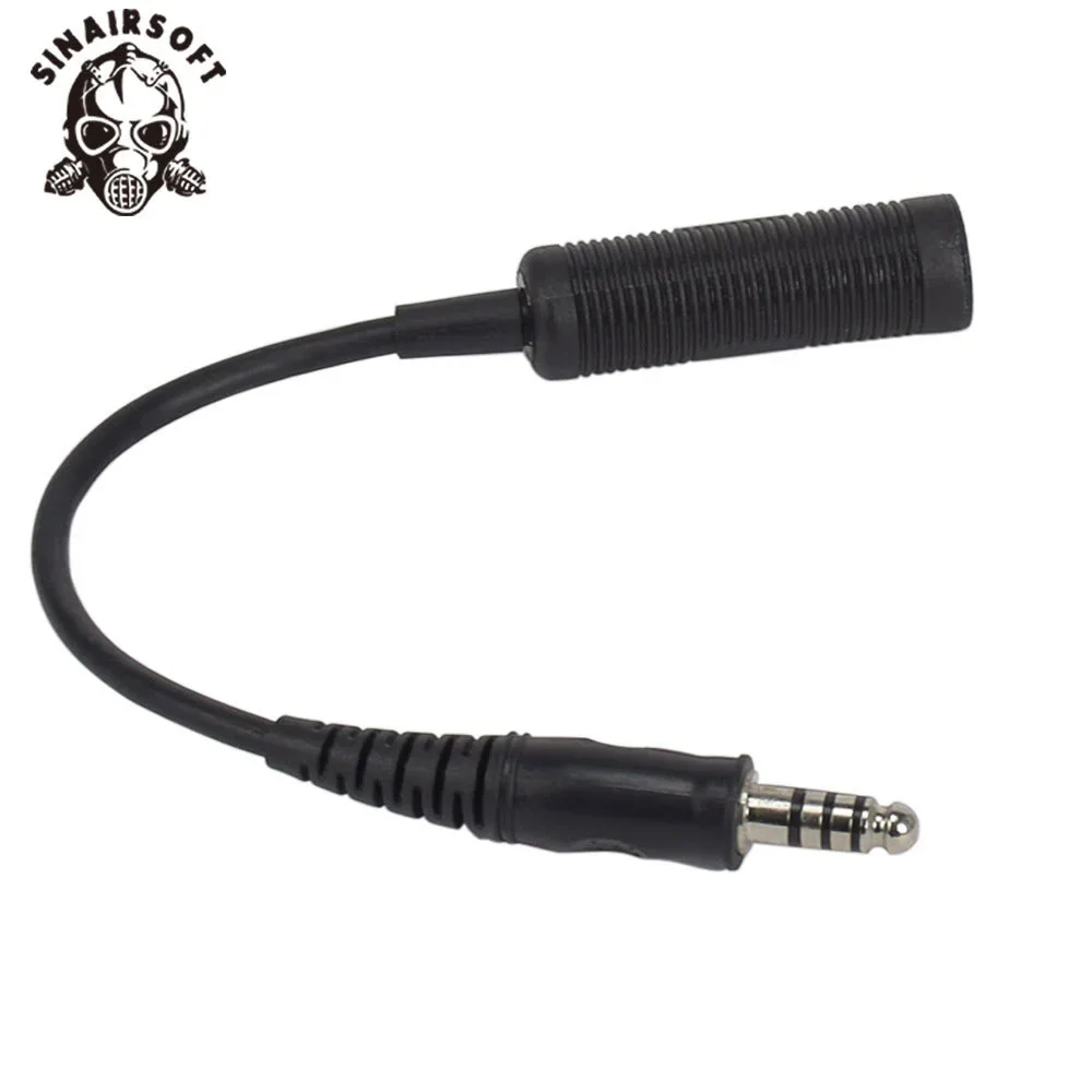 Adaptador PTT para auriculares Baofeng bidireccional paintball y caza - imagen 3