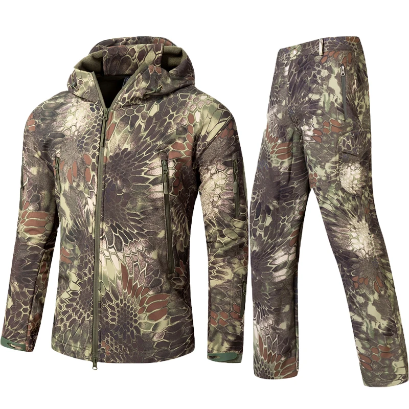 Kryptek Lurker chaqueta táctica negra impermeable antiviento para caza - imagen 2