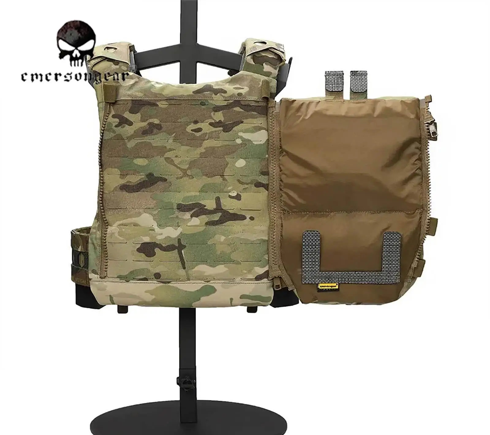 Emersongear EM9649 FRO V5: panel trasero chaleco portaplacas