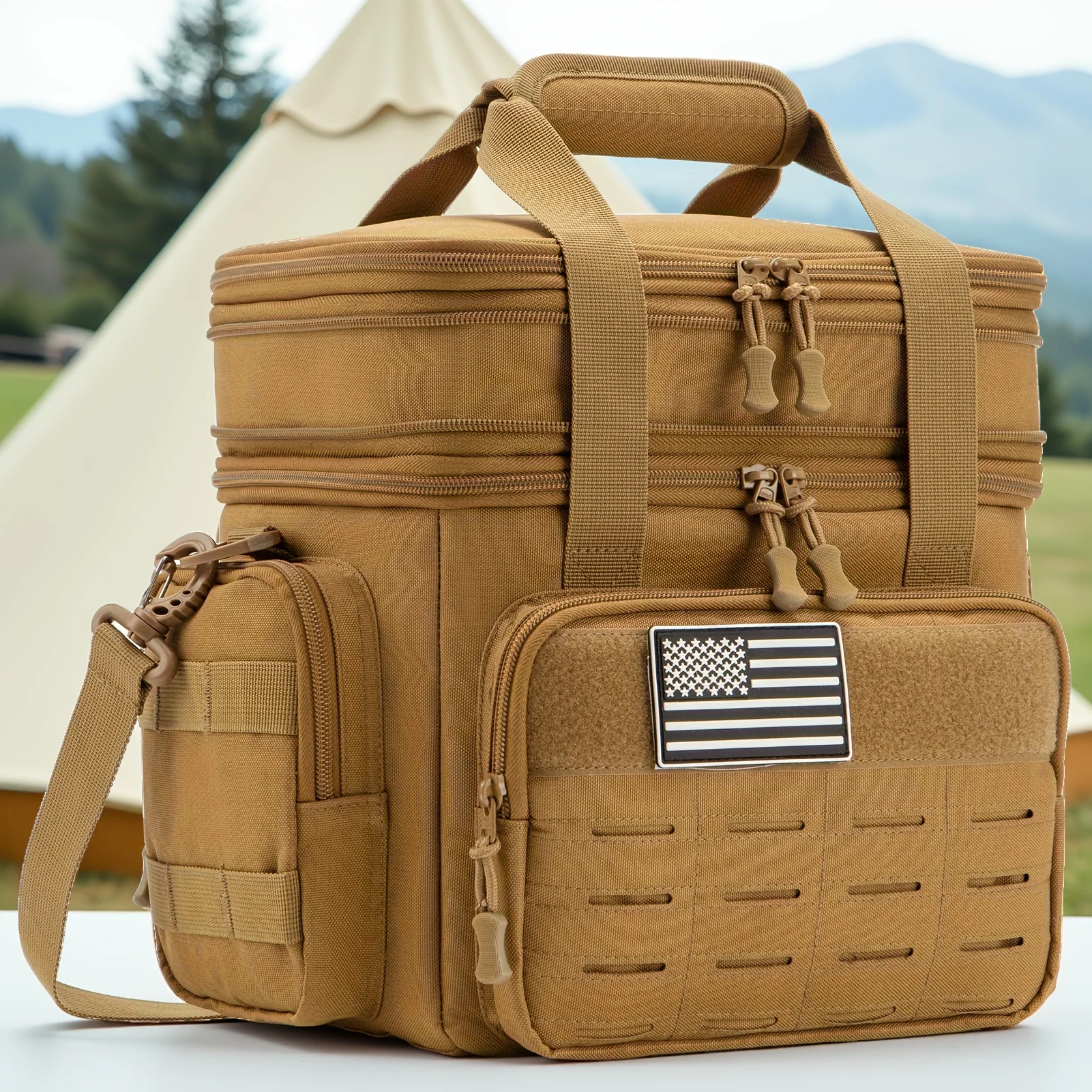 Bolsa isotérmica táctica nevera portátil para exteriores - imagen 4