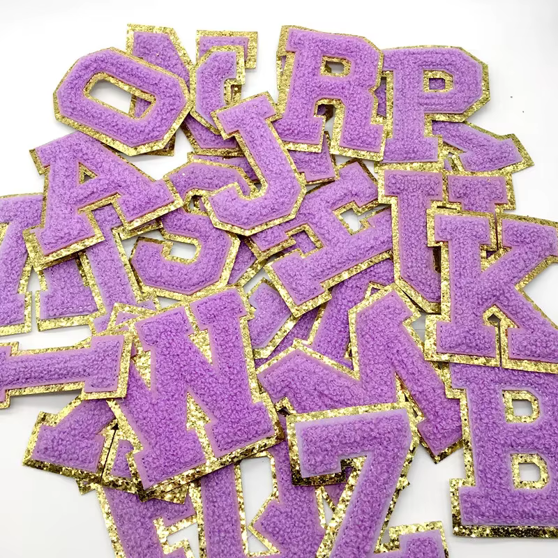 Parches de letras A-Z tamaño grande para ropa - planchar o coser - imagen 4