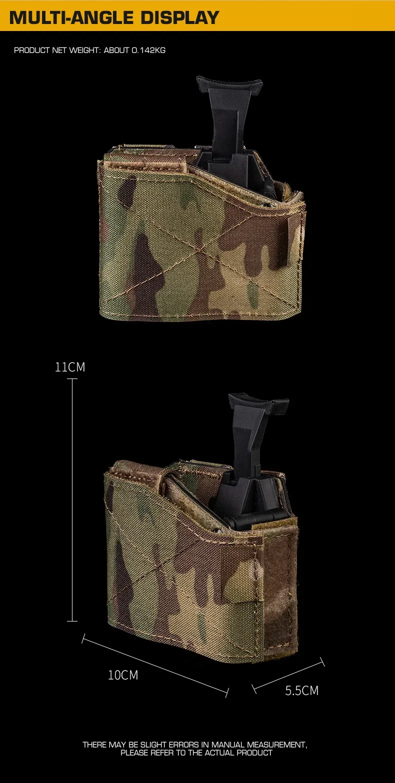 Funda en color marrón coyote para operaciones tácticas