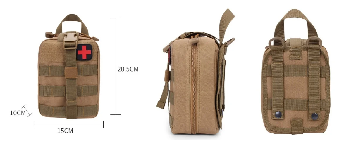 Bolsa táctica Molle para EDC y exteriores
