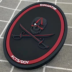 Parche táctico de PVC blando personalizado con logotipo 3D relieve