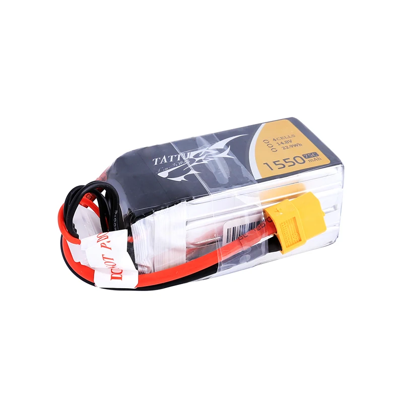 Batería LiPo en configuración de quadcopter
