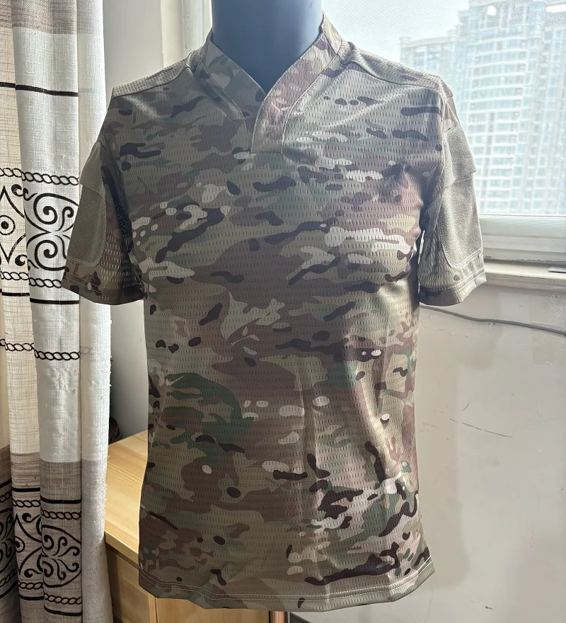 Camiseta táctica secado rápido manga corta para verano - imagen 2