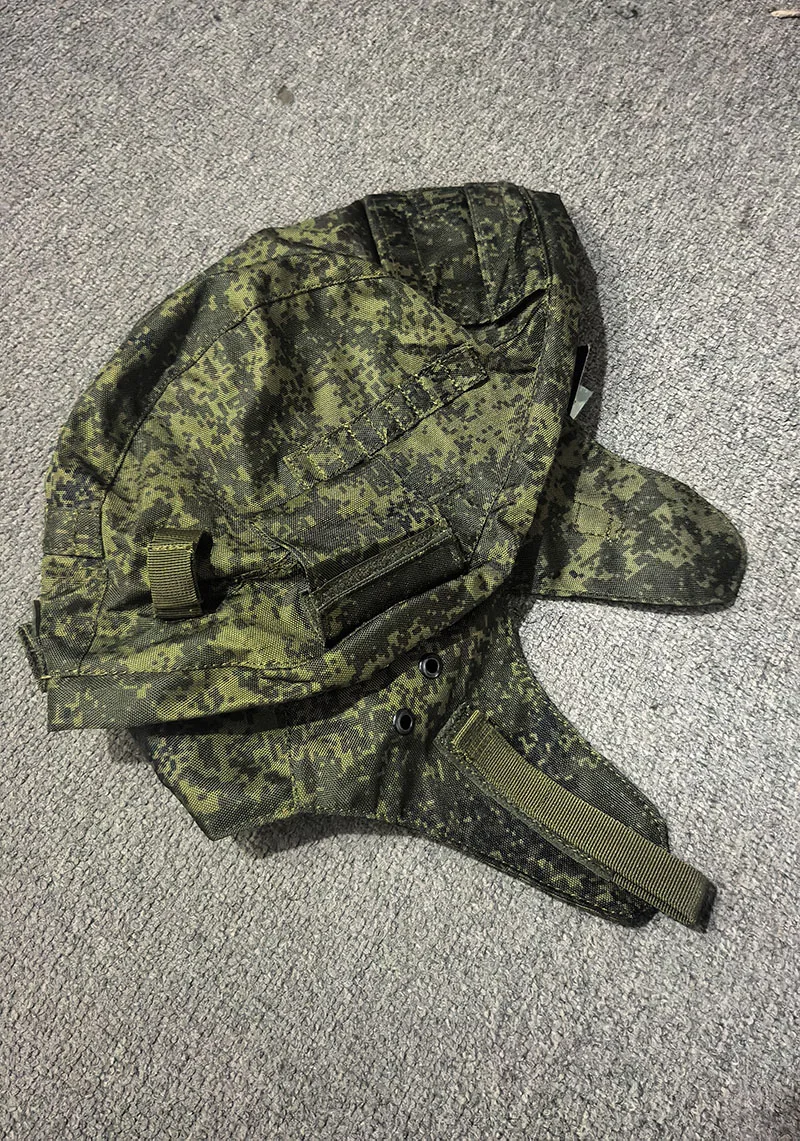 Casco táctico 6B47 camuflaje Mox Green Ruins con protección auditiva